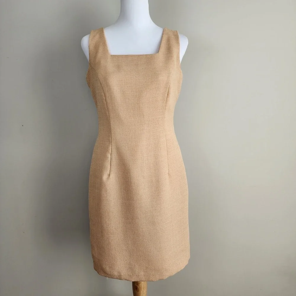 Vintage Suit Set Womens 10 Petite Dress Jacket Tailored Office Wedding Party 90s - Picture 5 of 16